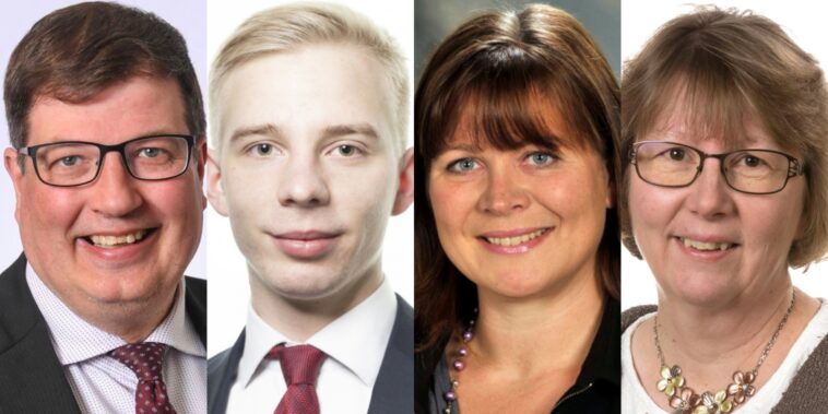 Arto Satonen, Miko Bergbom, Marjo Anttoora, Pirjo Raunio