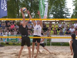 ++Beach volleyn SM-osakilpailu Sastamala Open, naiset, 30.7.2023, kuva Hannu Moilanen