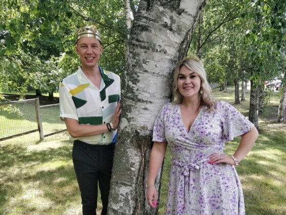 Tangokuningas Pasi Flodström, tangokuningatar Charlotta Saari