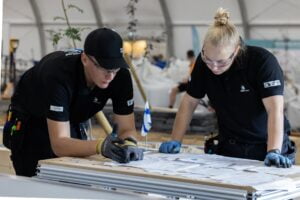 Wilhelmiina Saarijärvi, Hermanni Huuskonen