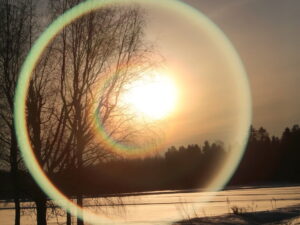 Valoilmiö Kiikassa 21.2.2024