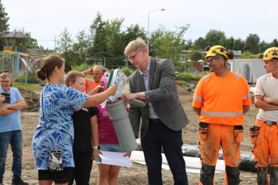 Pehulan monipalvelukeskus, peruskiven muuraus