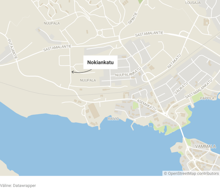Nokiankatu, Sastamala