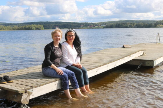 Katariina Välimäki ja Mailis Nieminen