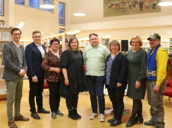 Kuntavaalipaneeli 2025, Wilhelm von Nandelstadh, Pertti Hakanen, Leena Saarela, Jenni Jokinen, Ilkka Koskinen, Pirjo Raunio, Päivi Pelttari, Sami Pajunoja.