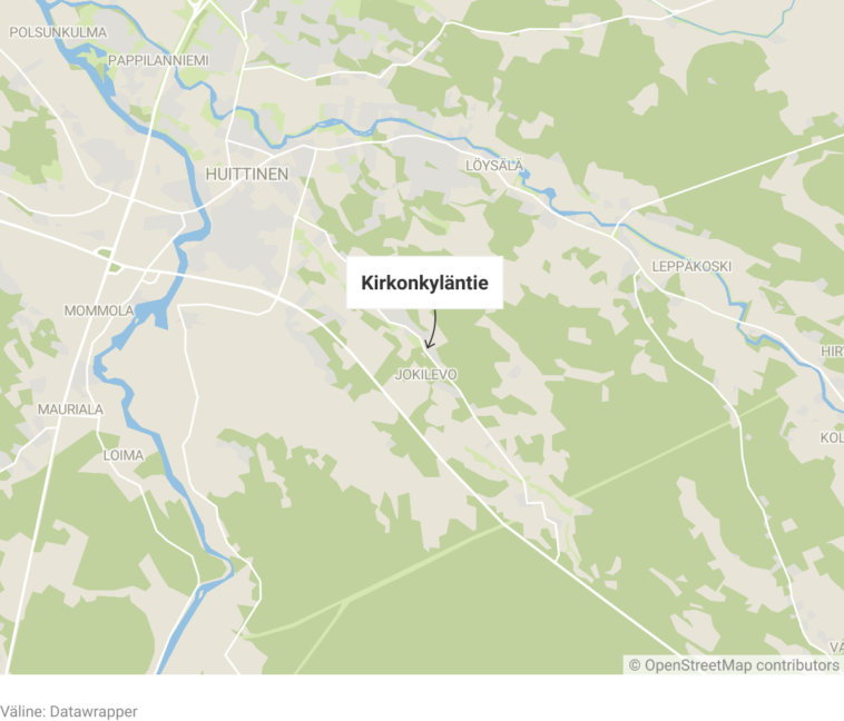 Huittinen, Kirkonkyläntie