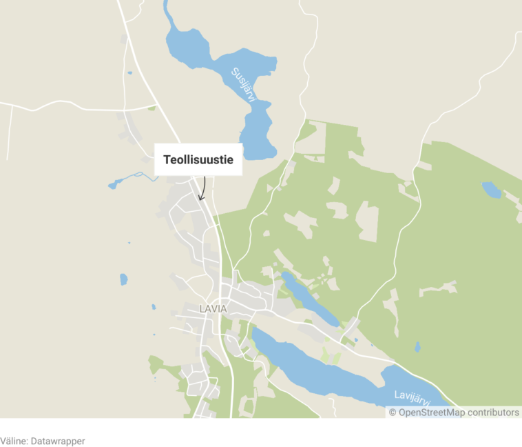 Lavia, Teollisuustie