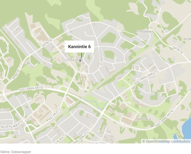 Kannintie 6, Sastamala