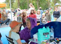 Pororannan leikkipuisto, avajaiset, Tiina Haronoja