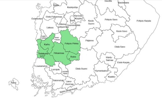 Mhy Lansi-Suomi kartta
