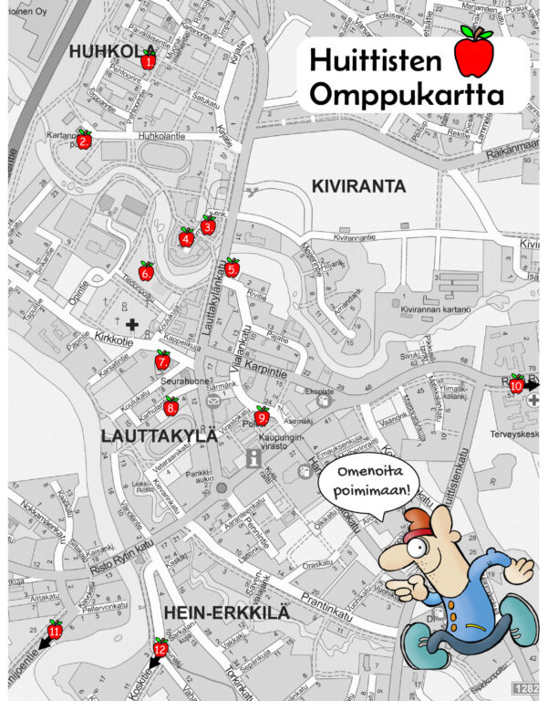 Huittisten omppukartta 2025