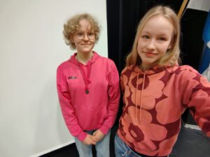 Aino Rinne ja Melina Laaja