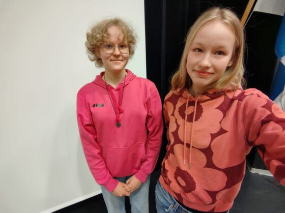 Aino Rinne ja Melina Laaja