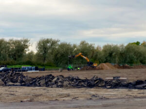 urheilukentän remontti