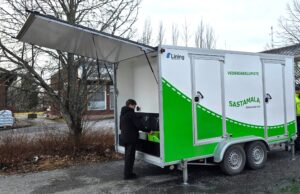 Sastamalan vesi, vedenjakeluvaunu, vedenjakelupiste vesi