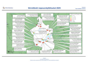 Sastamala, nopeusnäyttötaulut, 2025