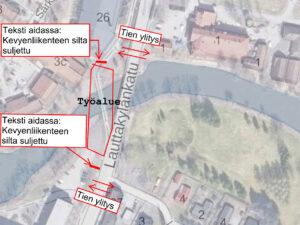Särkimyskosken raittisilta, valaistustyö