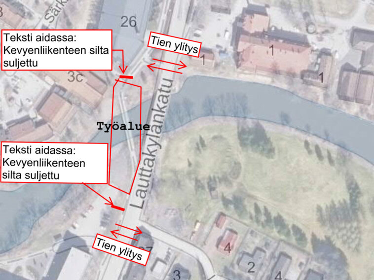 Särkimyskosken raittisilta, valaistustyö