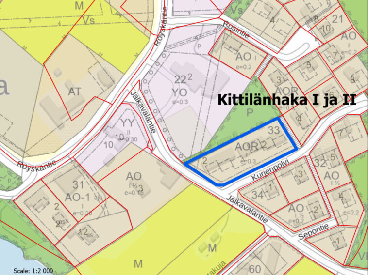 Suodenniemi, Kittilänhaka, rivitalot