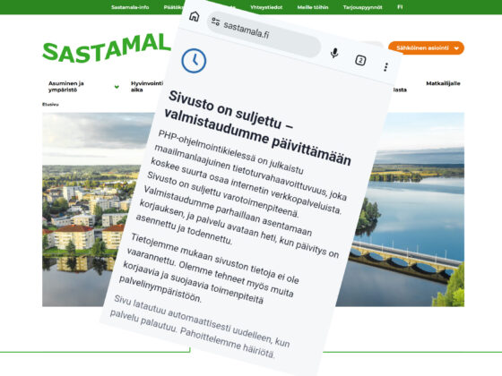 Sastamalan kaupunki, kotisivut
