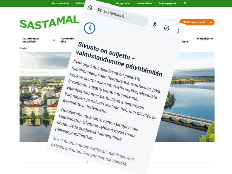 Sastamalan kaupunki, kotisivut